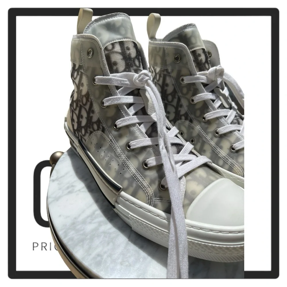 Dior B23 High Top Logo Oblique - Picture 6 of 12